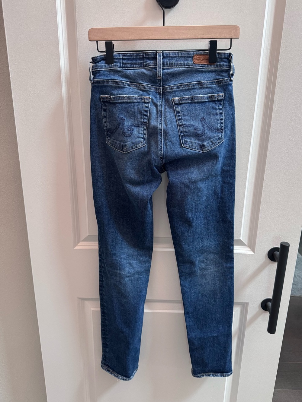 Ag Adriano Goldschmied Mari Mid Rise Slim Straight